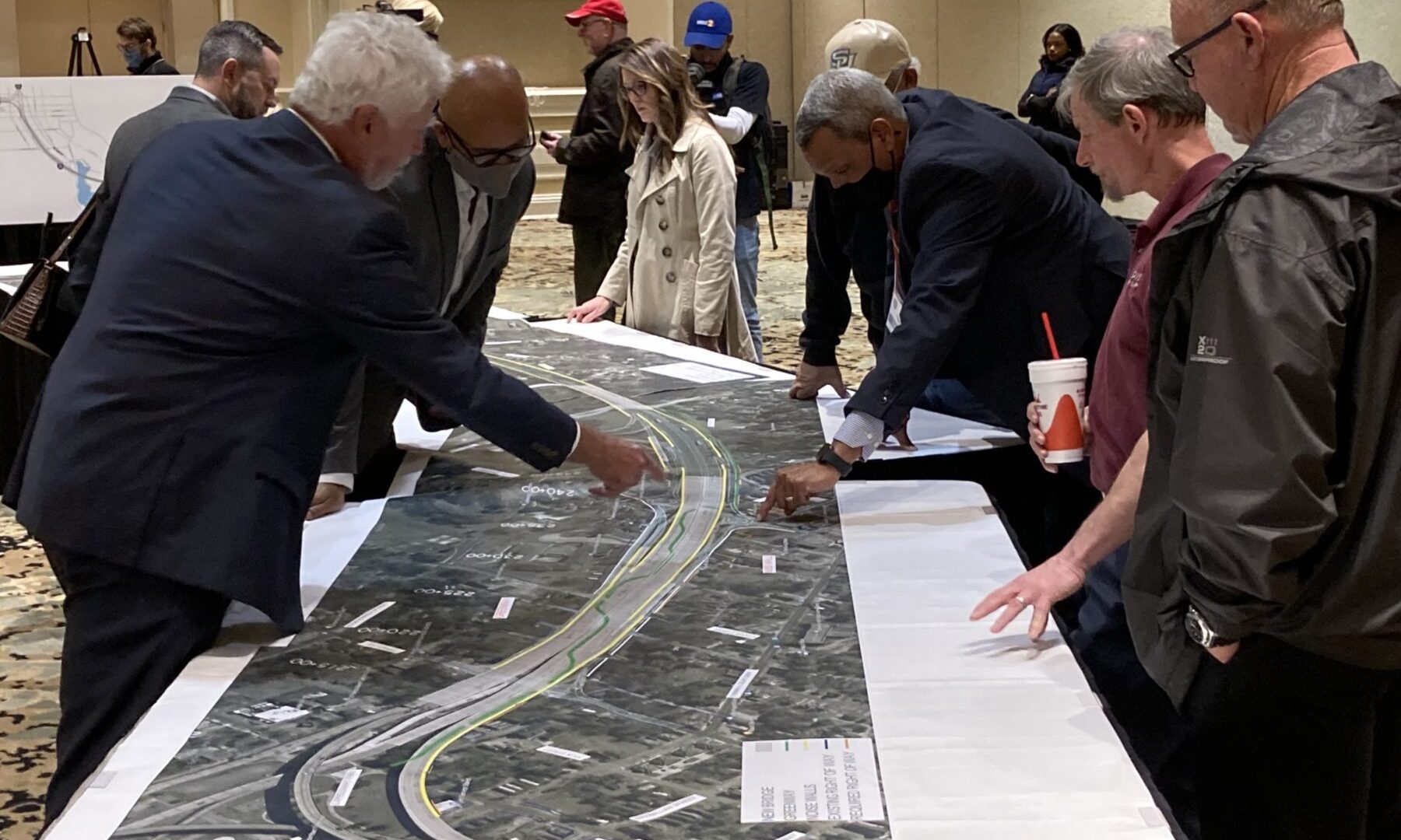 photo from February 8 2022 open house at Crowne Plaza