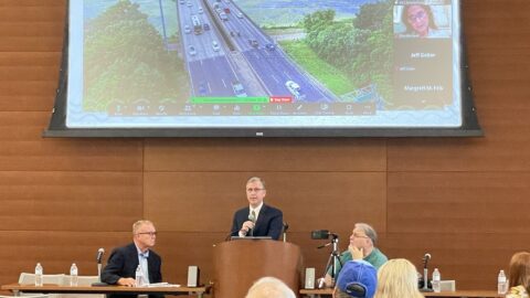 Briefing of project status to Federation of Civic Associations at Main Library on Goodwood