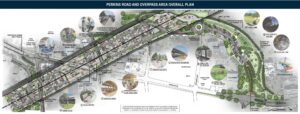 Master plan of Context Sensitive Solutions improvements recommended for the I-10 at Perkins Road area