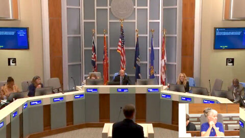 EBR Metro Council Meeting in October 2023; project briefing by COREX10 representatives