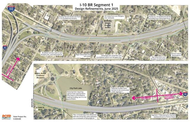 image of I-10 Segment 1 design refinements