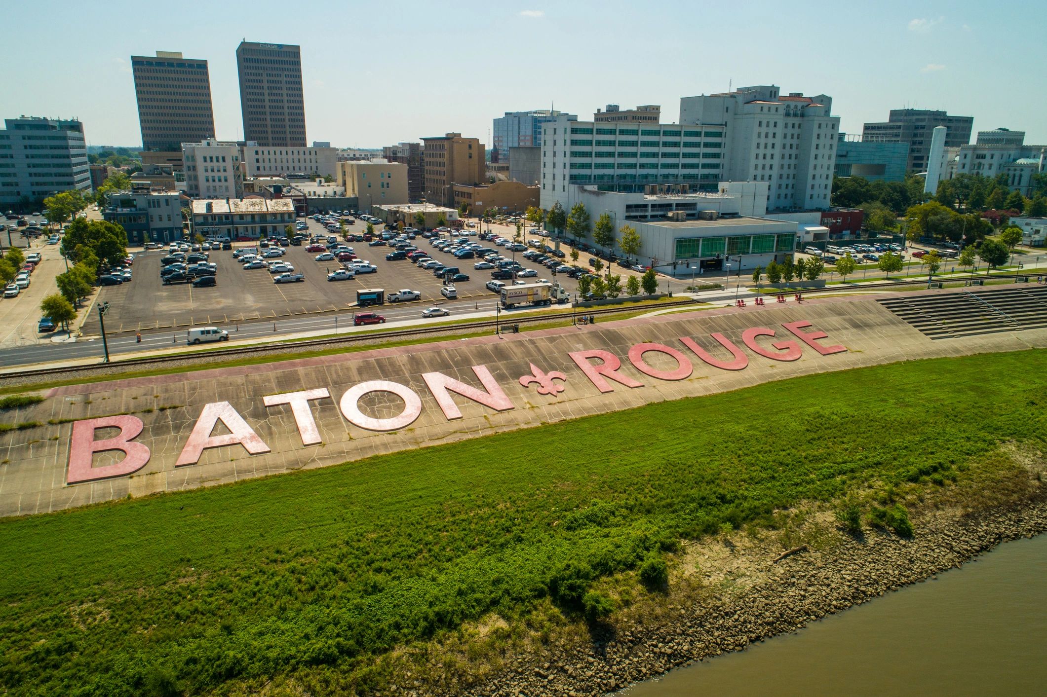Baton Rouge construction zone