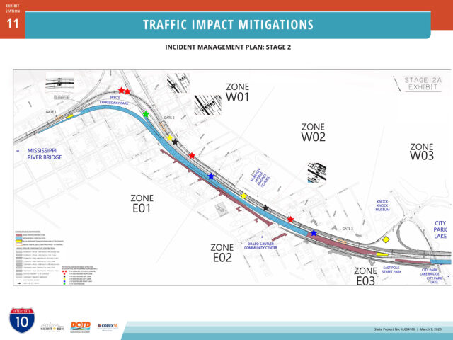 plan view of Incident Management Plan during construction Stage 2: sheet 2 of 2