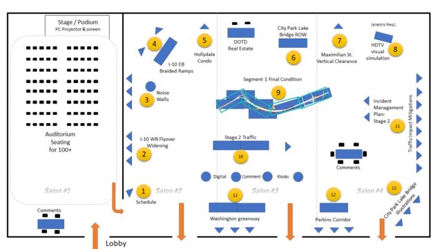 handout exhibit hall diagram