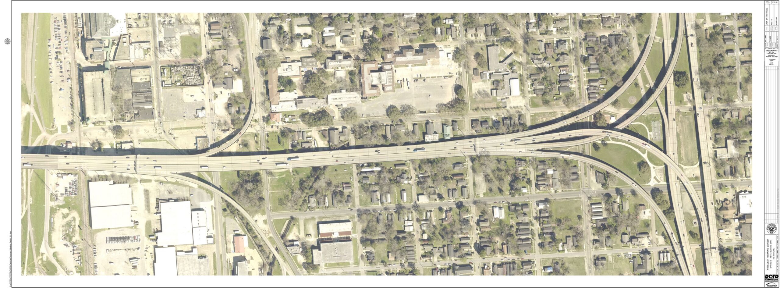 Sheet 1 air photo (current conditions)